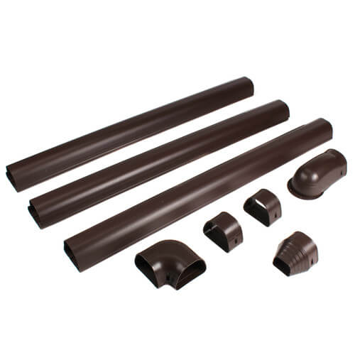 84165 Fortress 84165 4.5" Brown Wall Duct Kit LDK122B (12 Ft Kit)