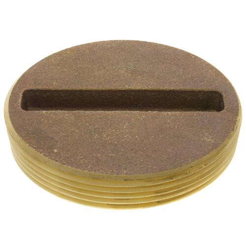 877935 Sioux Chief 877935 31/2" Brass Slotted Style Flush Plug