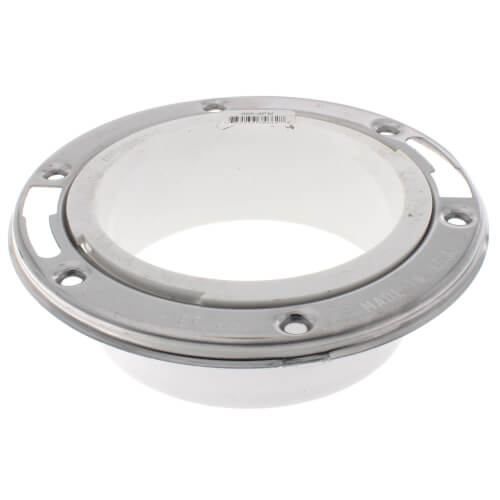 8864PM Sioux Chief 8864PM 4" Hub Open Closet Flange w/ Stainless