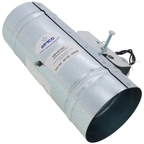 ADC4 Fantech ADC4 4" Normally Closed Shutoff Damper with Motor (24V)