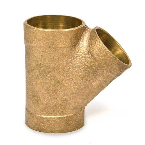 CD80484824 Cello CD80484824 3" x 3" x 11/2" Cast Copper DWV Wye