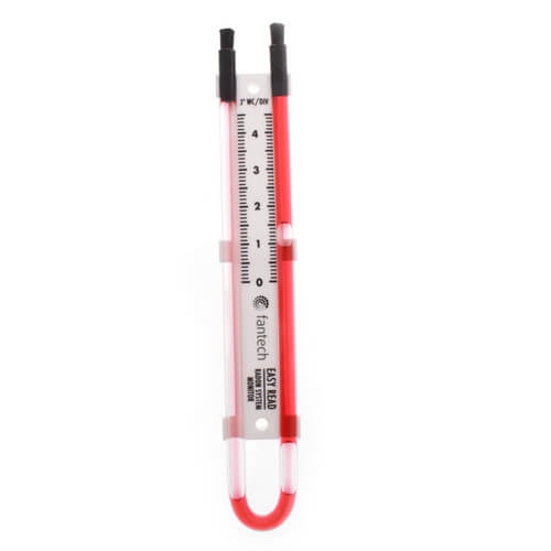 Radon Mitigation U-Tube Manometer & System Labels Product Image