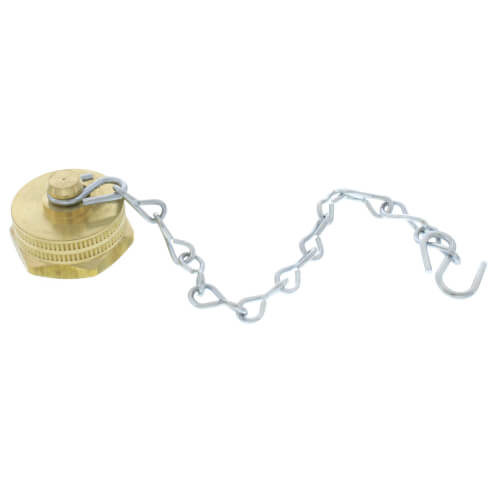 GHCP075C Bluefin GHCP075C 3/4" Garden Hose Cap with Chain (Lead Free)