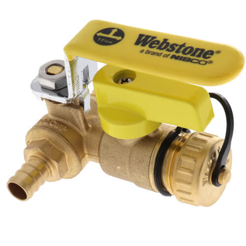 H10612W stone H10612W 1/2" PEX Crimp ProPal Ball Valve w