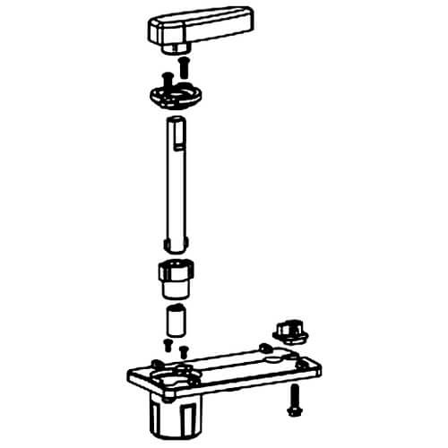 HPO5073 KMC Controls HPO5073 Quick Mount Valve Linkage, MEP4 to