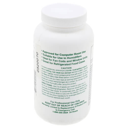 HS52200 Supco HS52200 GREEN PAN TABS Condensate Drain Pan Treatment