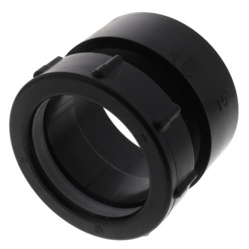 I018200 Nibco I018200 2" Hub x Slip Joint ABS DWV Trap Adapter (58017)