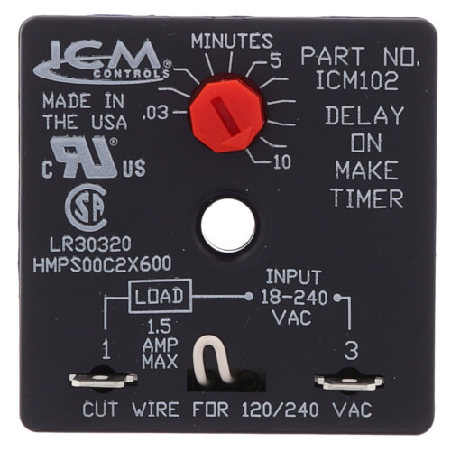 ICM102 - ICM Controls ICM102 - ICM102 Delay on Make Timer (.03-10 ...