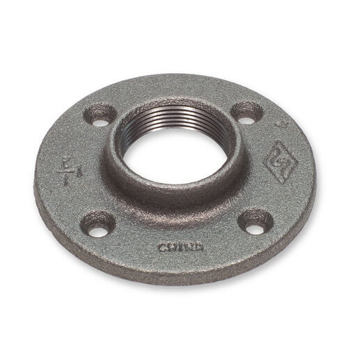 JBLFF07 Jinan JBLFF07 3/4" Black Floor Flange