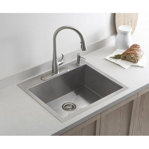 K38223 Kohler K38223 Vault Medium Single Kitchen Sink 3