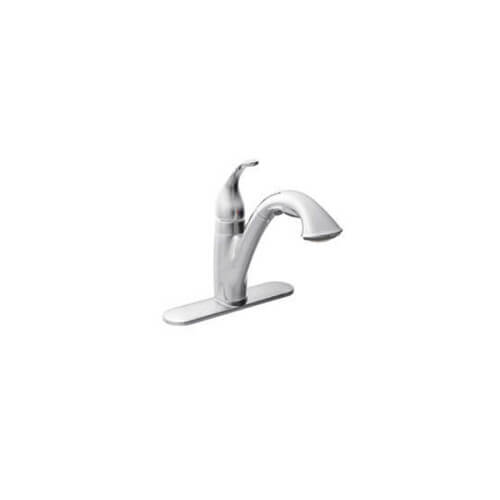 7545c Moen 7545c Camerist Single Handle Chrome Kitchen Faucet