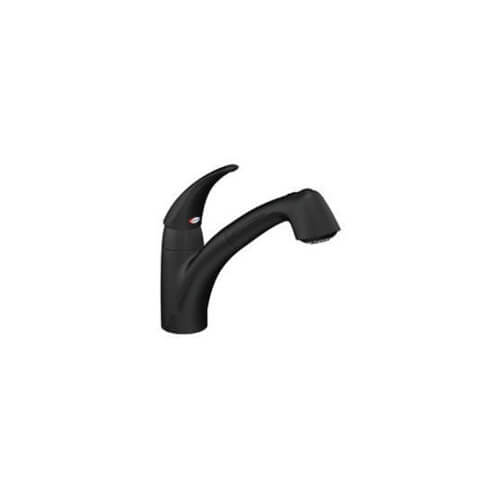 7560bl Moen 7560bl Extensa Single Handle Matte Black Kitchen