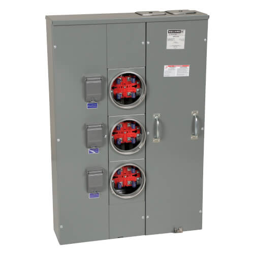 MP43200 Square D MP43200 MeterPak 3 Gang Overhead/Underground Ring