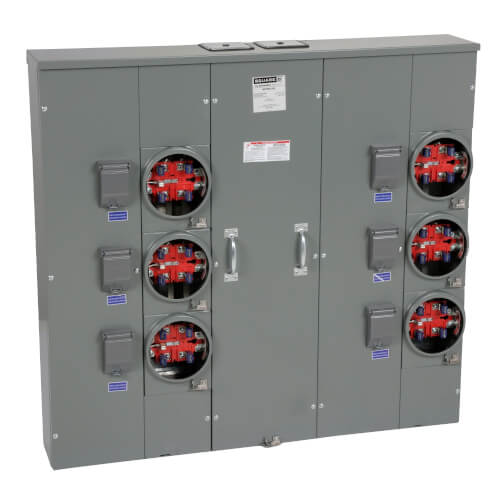 MPR86200 Square D MPR86200 MeterPak 6 Gang Overhead/Underground