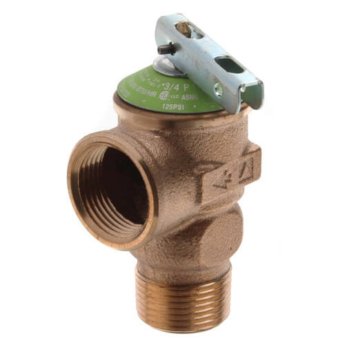 Soupape De Décharge Pression Zurn Wilkins 3/4 NPT - 125 PSI - Modèle P1000AXL-125C