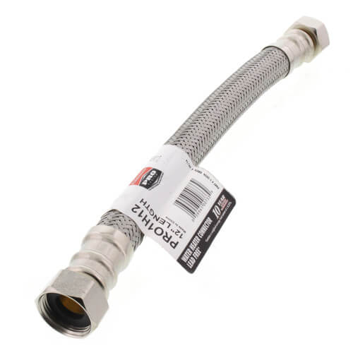 PRO1H12 Fluidmaster PRO1H12 3/4" FIP Pro Series Braided Hose Water