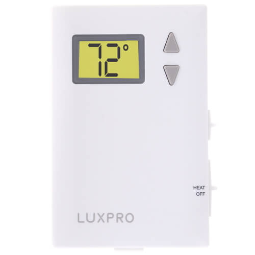 PSD010B Lux PSD010B LuxPro Digital 2 Wire Heat Only Thermostat