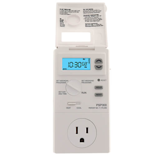PSP300 Lux PSP300 LuxPro 5 2 Programmable Outlet Thermostat (Heating & Cooling)