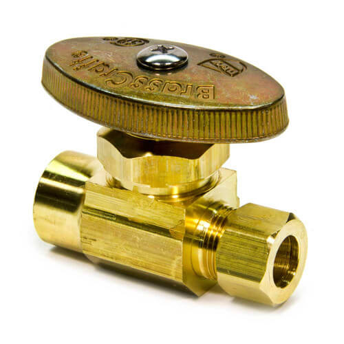 R14R Brasscraft R14R 1/2" Nom. Sweat x 3/8" O.D. Compr. Straight