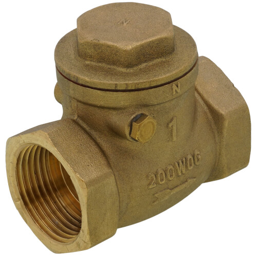 SCT100 Bluefin SCT100 1" Threaded Swing Check Valve, Lead Free