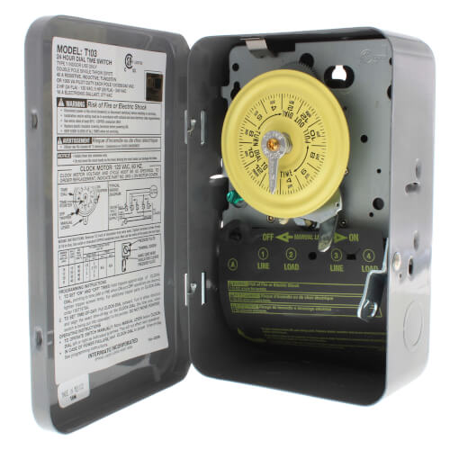 Wiring A Model T103 Time Switch