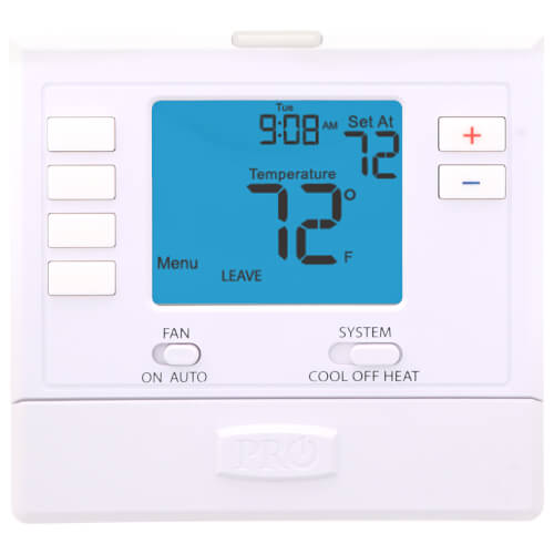 Pro1 IAQ T755S Programmable Thermostat, 5+1+1 Day, 3 Heat / 2 Cool Stages