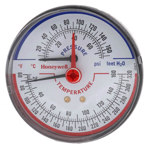 TD165 HoneywellSparco TD165 1/4" NPT, 31/8" Face, Long Probe
