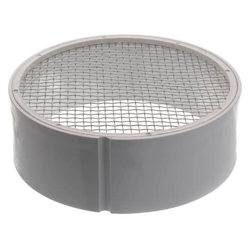 TVS6SS Raven TVS6SS 6" PVC Termination Vent w/ SS Screen