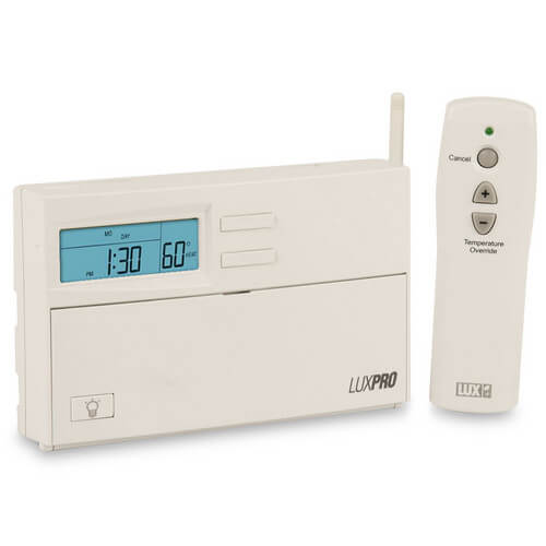TX9000RF Lux TX9000RF 7Day Programmable Smart Temp Heating & Cooling Thermostat