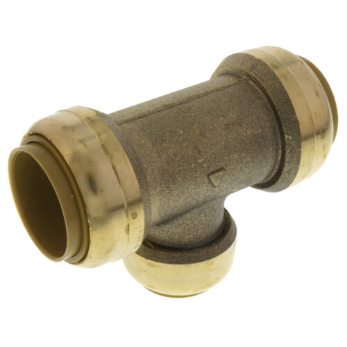 U416LF SharkBite U416LF 1" x 1" x 3/4" Sharkbite Reducing Tee (Lead