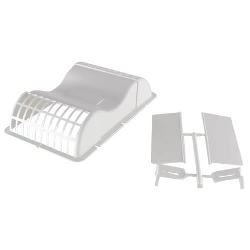 UEV4 Fantech UEV4 Soffit Vent, 4" Duct