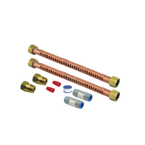 UV20012 Rheem UV20012 12" Water Connection Kit w/ Compression Fittings