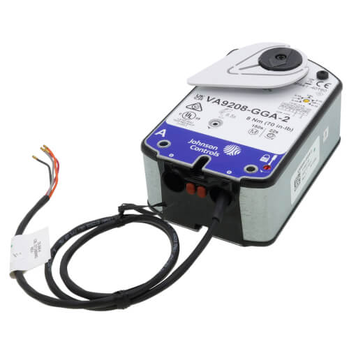 Va9208 Gga 2 Johnson Controls Va9208 Gga 2 Va9208 24v Proportional Electric Spring Return Valve Actuator W Plenum Cable 70 Lb In