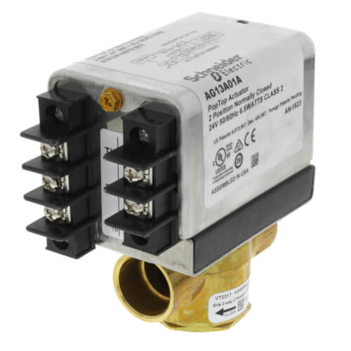 VT2317G13A01A Erie VT2317G13A01A 3/4" Sweat 2Way PopTop Zone Valve