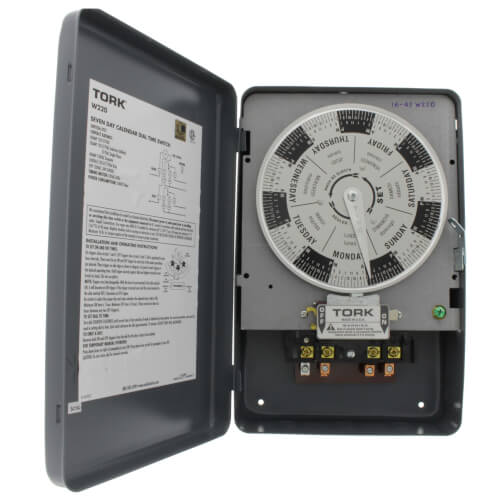 W220 - Tork W220 - 7 Day Indoor Timer - DPDT, 120V