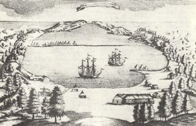 Указ об укомплектовании судов, строящихся в Охотске, военной командой. Начало создания Охотской военной флотилии на Тихом океане.