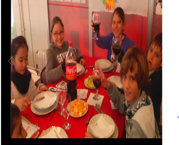 The table at the restaurant