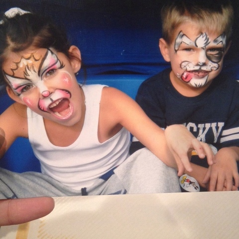 Shai and Riley after the fair