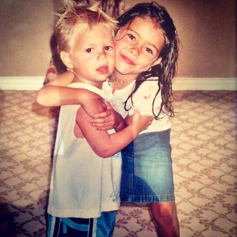 Shai and Riley at Church