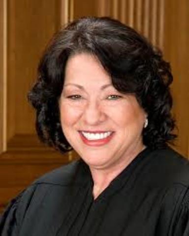 First Hispanic SCOTUS Judge Sonya Sotomayor