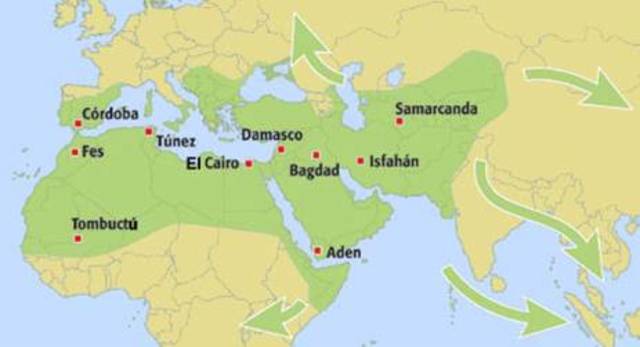 Surgimiento del islam y Conquista de la Península Ibérica por los musulmanos