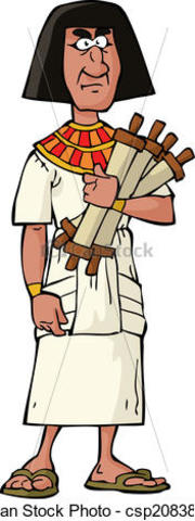 Los escribas en Egipto