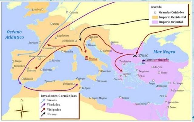 Caída del Imperio Romano de Occidente // INICIO DE LA EDAD MEDIA