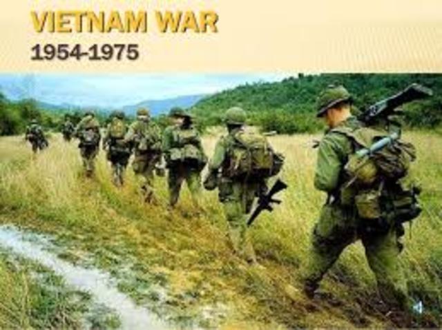 1954- Vietnam War Begins.