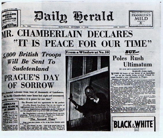 The Munich Agreement signed