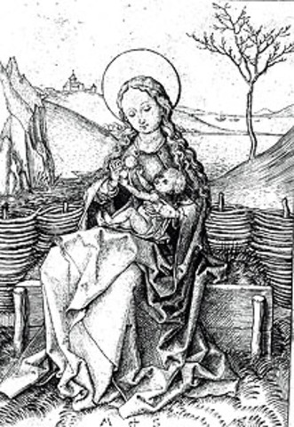 Martin Schongauer, Madonna murumättal, Saksamaa