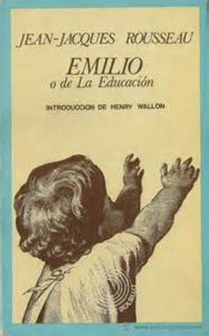Rousseau publica Emilio o de la Educación