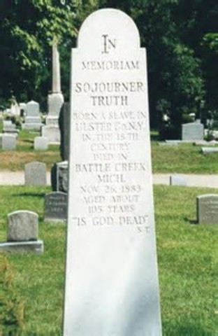 Sojourner Truth passes away