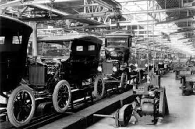 LINEA DE ENSAMBLAJE POR HENRY FORD