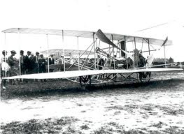 The first powered flight